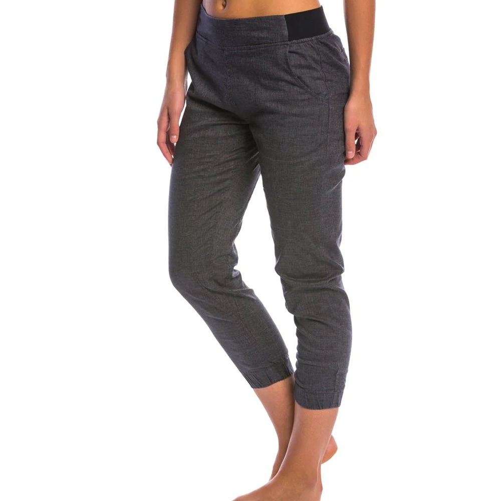 Prana Annexi Yoga Pant Women’s Small Heather Gray Joggers Pull On Elastic Waist - Picture 4 of 9